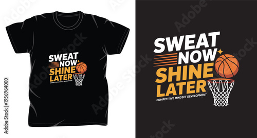 basketball graphic vector art t-shirt design print template 