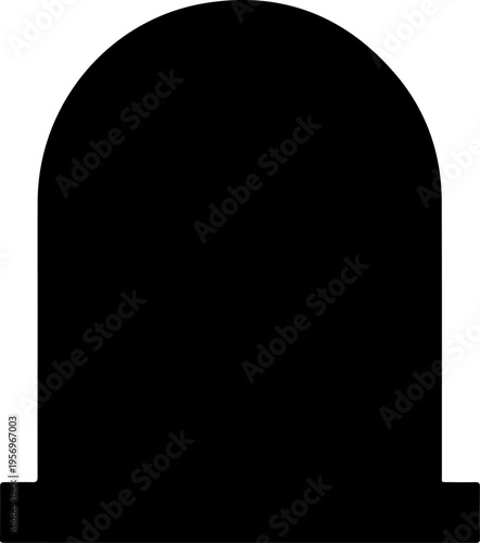 Vector tombstone icon