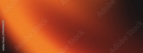 Grainy Abstract Gradient Background with Warm Orange and Dark Earth Tones