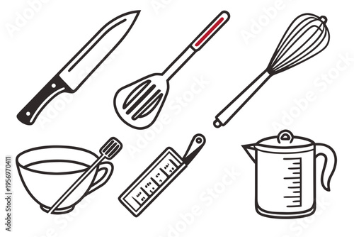 Kitchen utensils and tools for cooking and baking cooking tools baking tools chef tools