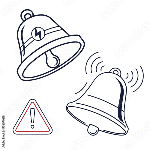 Of bells and a warning sign alert notification caution