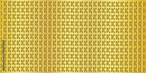 Full page golden knitting texture pattern vector illustration with dense rows of wool stitches for luxury textile backgrounds or premium gift wrapping paper design projects