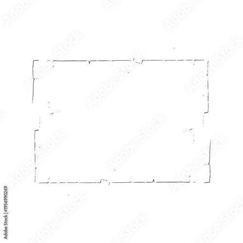 Minimal Abstract Frame Border with Subtle Texture