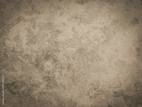 Beige concrete texture background with subtle vignette and weathered stone surface details.