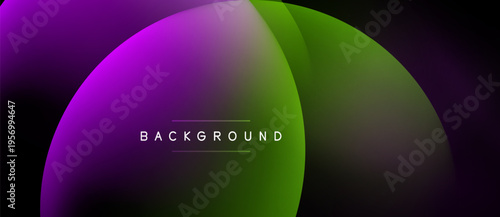 Abstract gradient background. Purple, green hues blend smoothly. Minimalist design with text overlay. Modern aesthetic, dark backdrop.