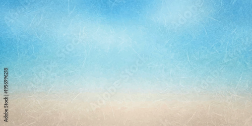Abstract blue and beige textured gradient background with subtle scratches and paper effect