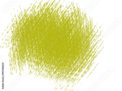 Abstract Yellow Textured Brush Stroke Graphic with Artistic Hatched Line Patterns for Creative Design Projects, High-Resolution Digital Illustration of Vibrant Botanical Paint Elements