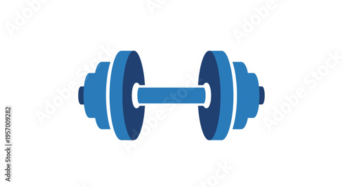 Dumbbell Icon for Fitness and Gym Concepts