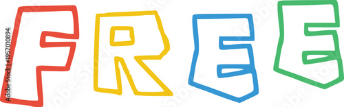 Fros word spelled out in colorful, outline bubble letters against transparent checkerboard background