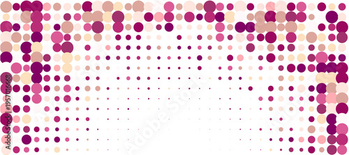 abstract background with  pink dots