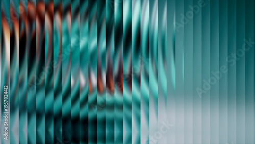 Abstract glass vibrant colorful gradient ripple texture holographic colors and soft noise futuristic vector background