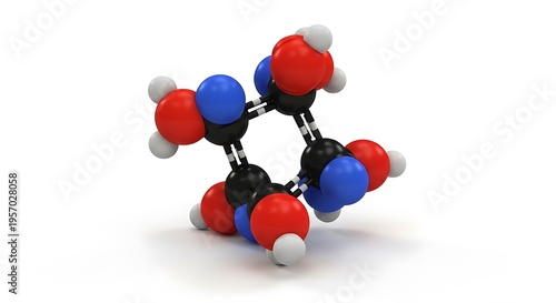Molecular structure of a chemical compound