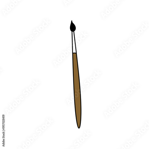 Illustration of a paint brush 