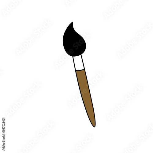 Illustration of a paint brush 