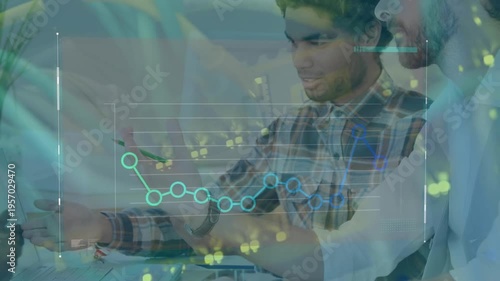 A creative worker innovates using imagination and skills in digital realms.