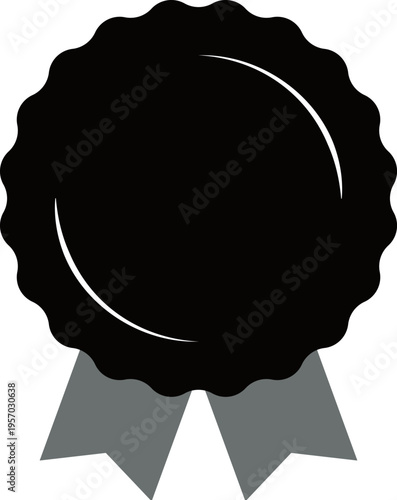 Medal and ribbon rank icons, a Rosetta corsage and decorative monochrome elements in black and white.