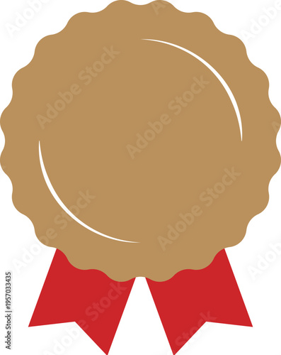  Medal and ribbon rank icons, a Rosetta corsage and decorative monochrome elements in red and gold.