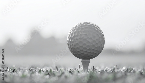 close up golf  texture no lines white and black background