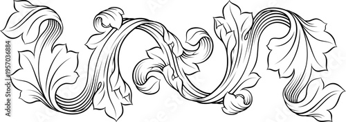 A filigree medieval crest coat of arms heraldic style pattern motif. In a vintage woodcut etching style.