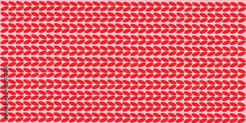 Abstract red leaves pattern background design creative natural eco wallpaper elegant backdrop with soft shadows horizontal banner vector illustration