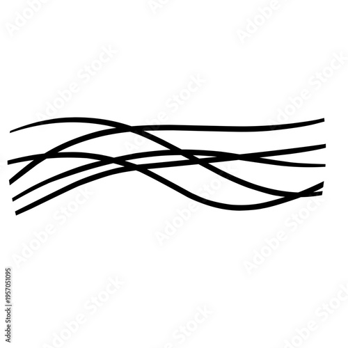 Abstract line curve wave pattern 