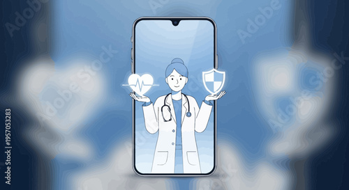 Digital Healthcare Consultation via Smartphone App
