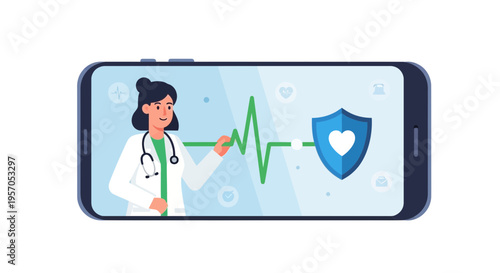 Digital Healthcare Consultation via Smartphone App