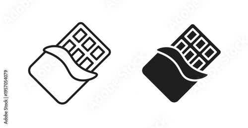 Chocolate icon for web design. icon symbol vector