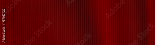 Bilde på lerret Container wall metal roof red corrugated iron sheet aluminium background wall panel tile construction siding building line pattern texture seamless architecture plate frame for presentation product