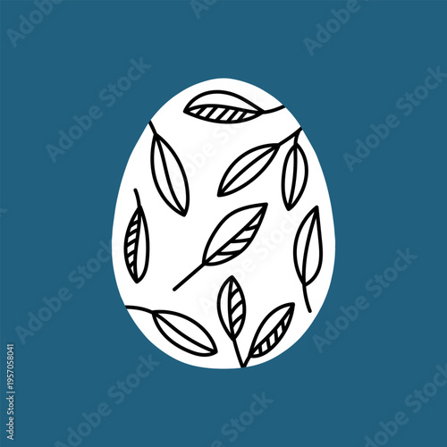 Easter egg icon. Illustration of Spring or Easter. Perfect for banner, postcard, poster, party and other decorations.