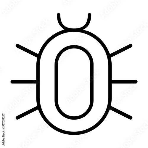 Pest icon vector. Pest control Illustration sign. Insect control symbol. pest control service logo.