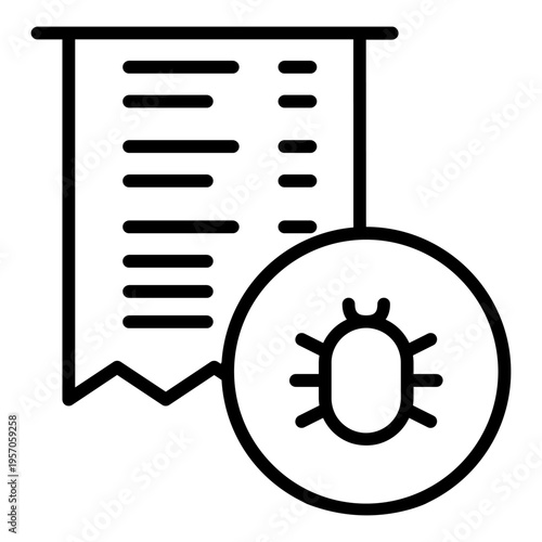 Pest icon vector. Pest control Illustration sign. Insect control symbol. pest control service logo.