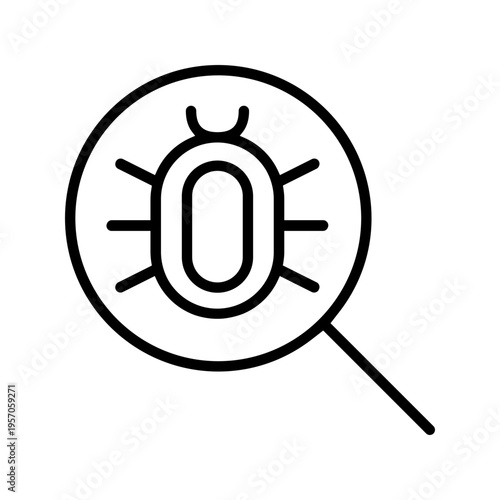 Pest icon vector. Pest control Illustration sign. Insect control symbol. pest control service logo.