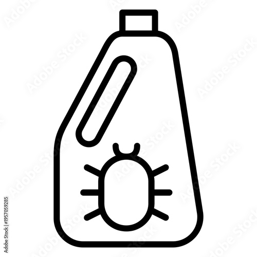 Pest icon vector. Pest control Illustration sign. Insect control symbol. pest control service logo.