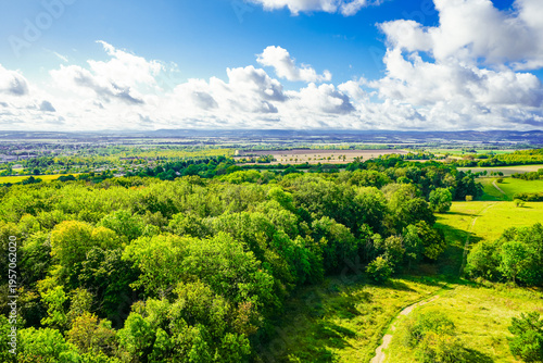 Foto View from the Gotha Civic Tower overlooking the surrounding landscape