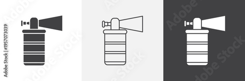 Photos Air horn icon element for design projects and web designs