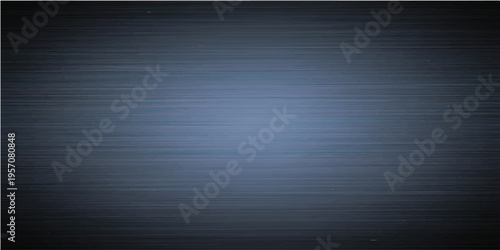 A brushed silver steel texture with a dark metallic pattern creates a shiny stainless aluminum backdrop on this grey material surface