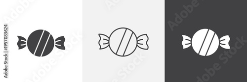 Candy icon element for design projects and web designs