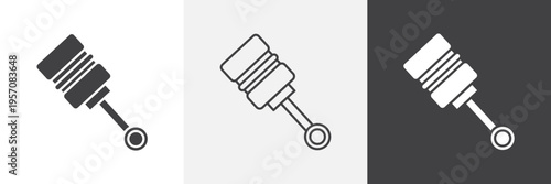 Car Piston icon element for design projects and web designs