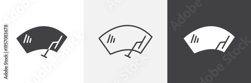 car windscreen icon element for design projects and web designs