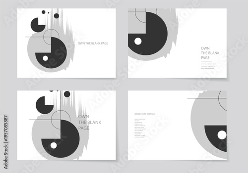 Abstract vector cover. Creative modern design background