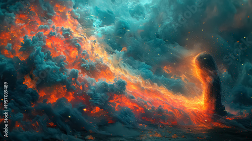 exploding mind concept art, inner world, dreams, emotions, imagination and creative mind