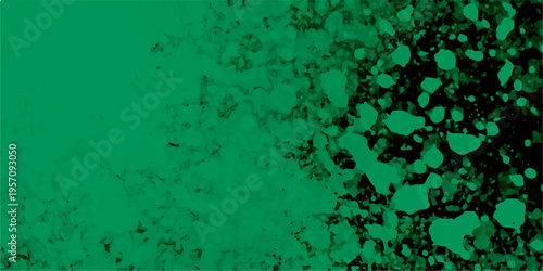 Abstract stone rock metal plaster concrete wall, background. Abstract grunge texture green color background vector. Stain splash rough daub grain grunge.  Mottled, grunge appearance with subtle gradie