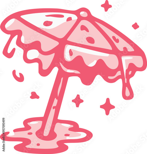 Watermelon summer umbrella