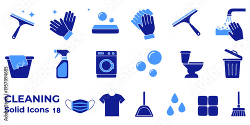 Vector set of kitchen utensils and tools icons.