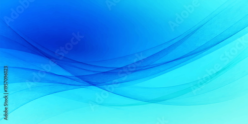Abstract blue wave background featuring futuristic motion curves and a flowing light pattern for a professional business wallpaper design