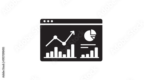 Real estate growth and investment success chart with house and clock vector illustration