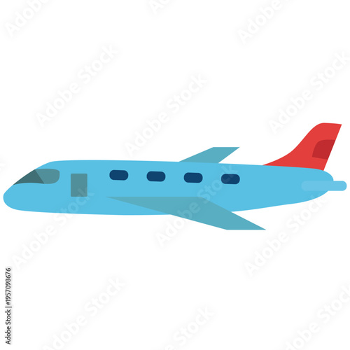 vector illustration of airplane