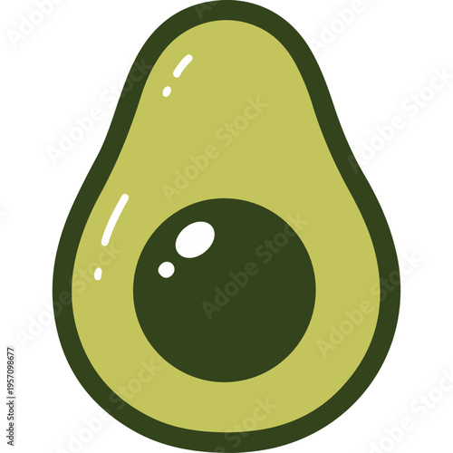 avocado illustration