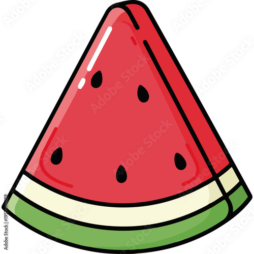 watermelon vector illustration